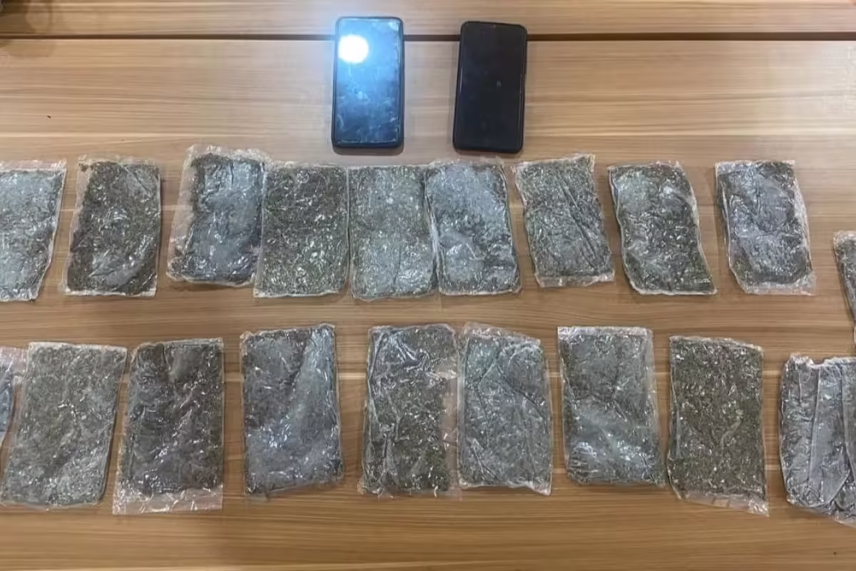 Polda Maluku Utara Amankan Ganja dari Jayapura, Terduga Ditangkap di Ternate 38 Personel Ditresnarkoba Polda Maluku Utara berhasil mengamankan 19 sachet narkoba jenis ganja dengan berat bruto 235,4 gram yang dibawa oleh FB dari Jayapura, Papua menggunakan kapal Pelni, Senin (12/08/2024).