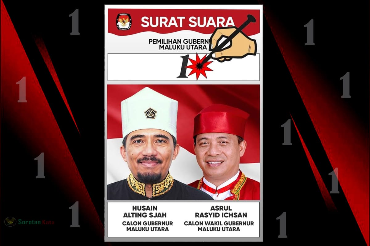 Profil Singkat Paslon Gubernur Maluku Utara Has Kie Raha Nomor Urut 1 38 Calon Gubernur dan Wakil Gubernur Maluku Utara, Husain Alting Sjah dan Asrul Rasyid Ichsan (HAS Kie Raha) dengan nomor urut 1.