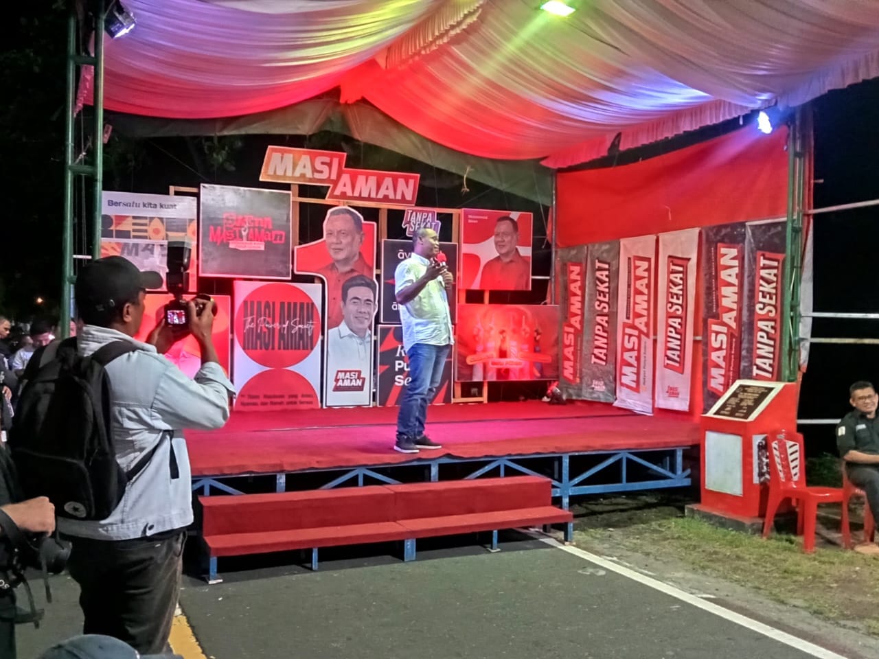 Kampanye Paslon Masi Aman di Dokiri Tidore, Sarmin Mustari: Respon Masyarakat Sangat Tinggi 38 Sarmin Mustari, Anggota DPRD Kota Tidore Kepulauan Fraksi PDI Perjuangan.