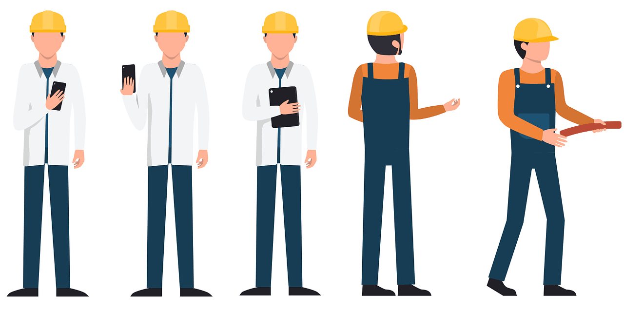 Ilustrasi: Tenaga kerja. Pixabay/rupeshtelang.