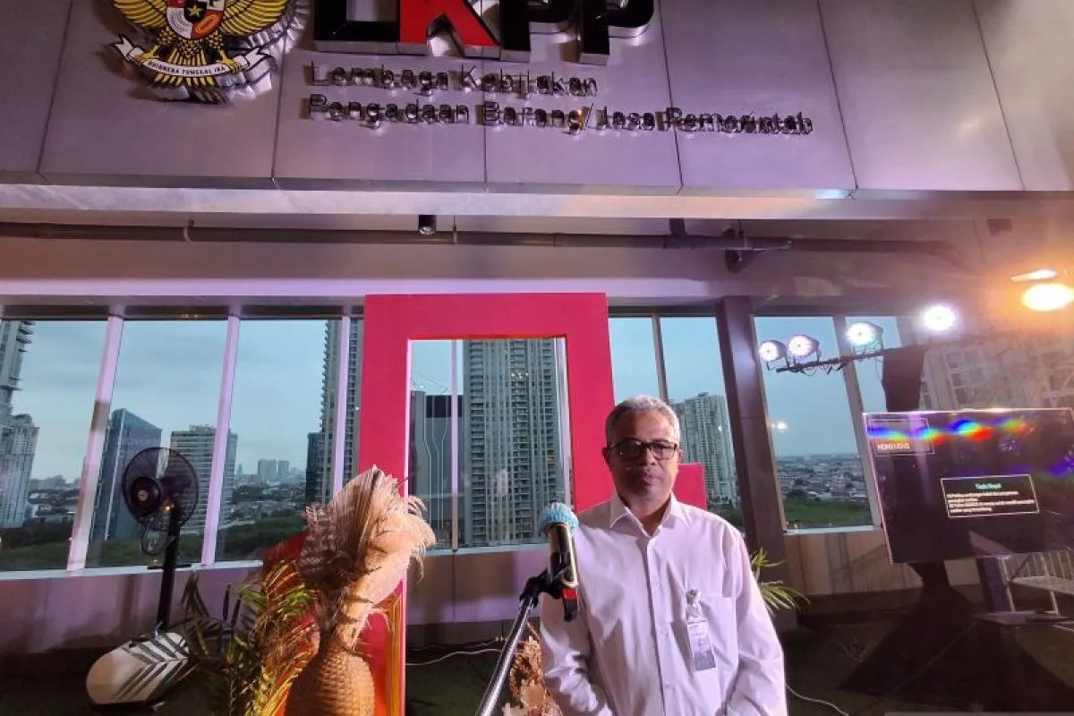 Dukung Program Makan Bergizi Gratis, LKPP Tingkatkan Kompetensi SDM 38 Sekretaris Utama Lembaga Kebijakan Pengadaan Barang/Jasa Pemerintah (LKPP), Iwan Herniawan, di sela-sela acara LKPP Afternoon Tea With Media di Jakarta, Senin (14/11/2024).