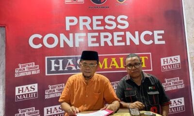 Tim pemenangan pasangan calon gubernur dan wakil gubernur Maluku Utara nomor urut 01 (Has Kie Raha).