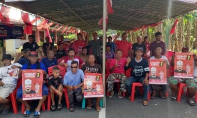 Ratusan warga Rum dan Rum Balibunga antusias persipkan kampanye Paslon Wali Kota Tidore Masi Aman.