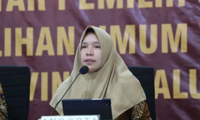 Komisioner Komisi Pemilihan Umum Maluku Utara, Reni S. Banjar, di Ternate, Minggu, 1 Desember 2024.