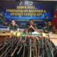Rilis Media: Satgas Amankan 92 Pucuk Senjata Api Eks PGRS di Perbatasan Kalbar.