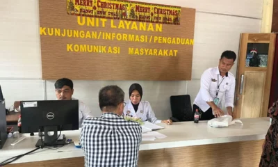 Lapas Kelas IIB Tobelo membuka layanan kunjungan bagi keluarga warga binaan dalam rangka menyambut Hari Raya Natal 2024, Kamis (26/12/2024).