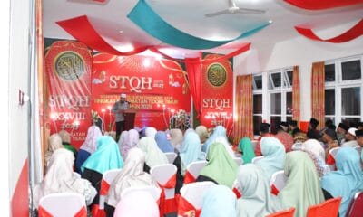 Asisten Sekda Bidang Pemerintahan dan Kesra DR. Syofyan Saraha membacakan sambutan sekaligus membuka dengan resmi Seleksi Tilawatil Qur'an dan Hadist Ke-28 Tingkat Kecamatan Tidore Timur Tahun 2025.