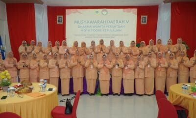 Musyawarah Daerah ke V Dharma Wanita Persatuan Kota Tidore Kepulauan Resmi Dibuka.