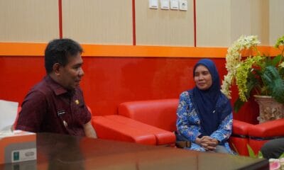 Kepala Perwakilan Ombudsman Maluku Utara, Iriyani Abdul Kadir, saat melakukan audiensi dengan Wakil Wali Kota Tidore Kepulauan, Ahmad Laiman.