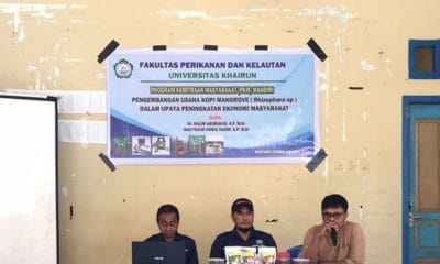 Kepala Desa Maitara Utara, Rizki. M Nur.