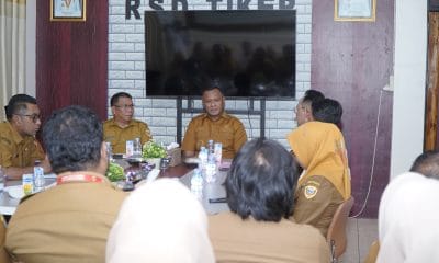 Wali Kota Tidore Pimpin Rapat Evaluasi Kinerja RSD Kota Tidore Kepulauan.