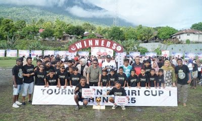 Wakil Wali Kota Ahmad Laiman Resmi Tutup Turnamen Dokiri Cup I 2025.