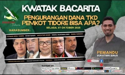 Pengurangan Dana TKD, Pemkot Tidore Bisa Apa? Forum Kwatak Bacarita Angkat Isu Hangat Keuangan Daerah.