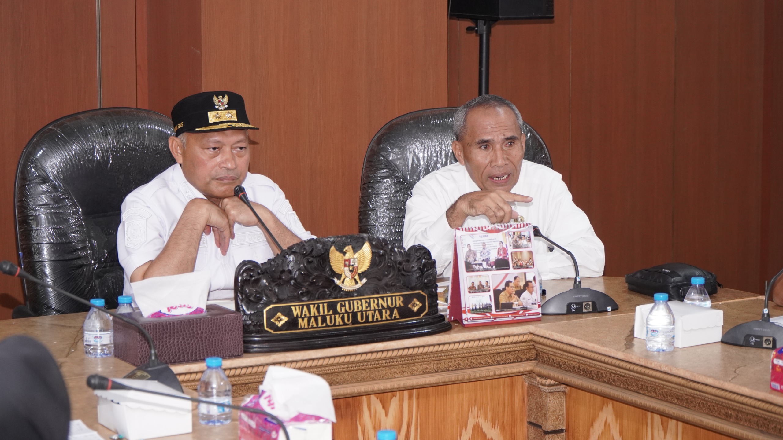 Optimalisasi Pelayanan Dasar, Pemkot Tidore dan Pemprov Malut Bahas Pengelolaan Air Bersih.