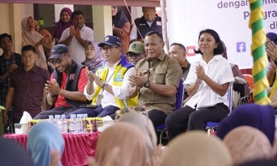 Wali Kota Tidore Kepulauan Muhammad Sinen menerima kunjungan kerja Anggota Komisi V DPR RI Irine Yusiana Roba Putri bersama perwakilan Balai Kementerian Perumahan dan Kawasan Permukiman di Pulau Maitara.