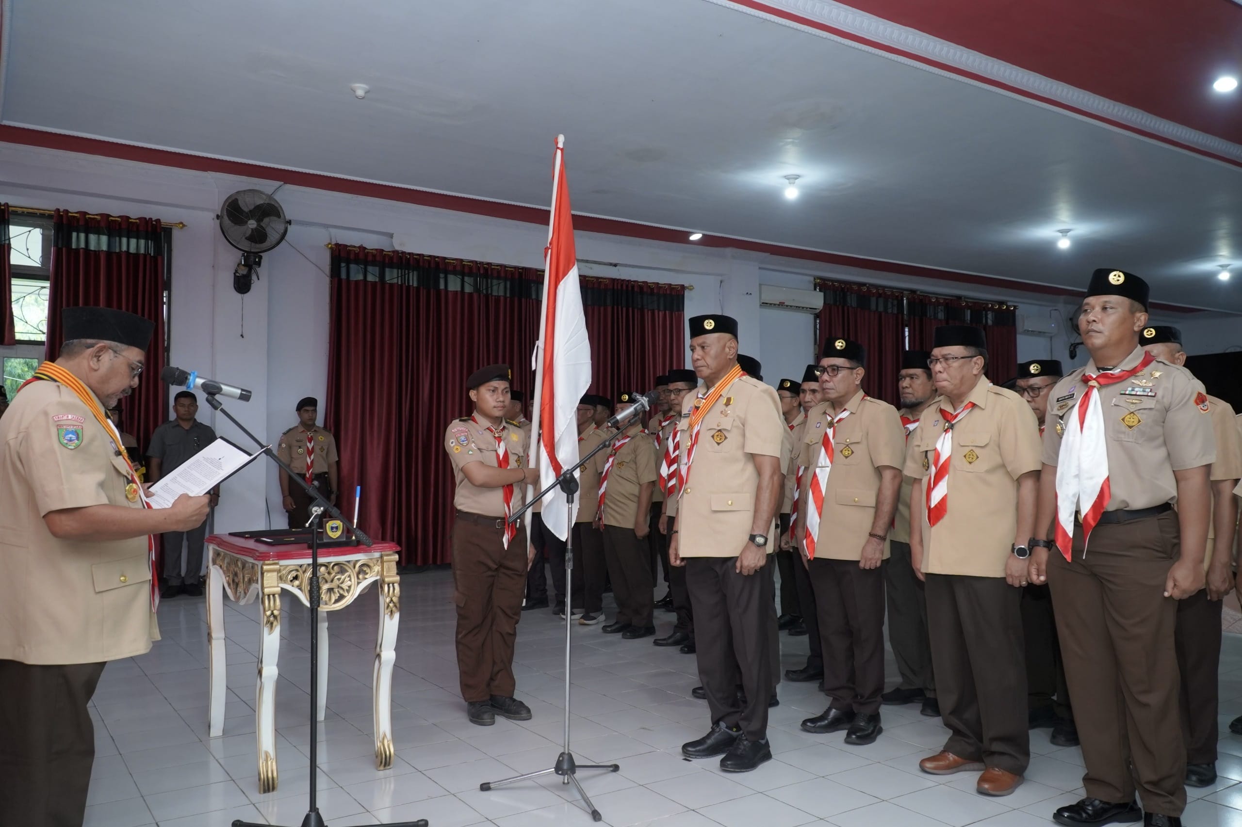 Mabicab, Kwarcab, dan LPK Gerakan Pramuka Kota Tidore Kepulauan Masa Bakti 2025–2030 Resmi Dilantik.