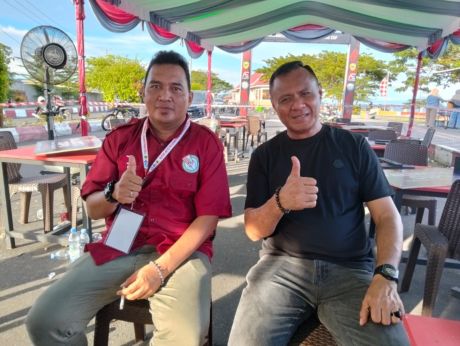 Wali Kota Tidore Ikut Turnamen Domino Wali Kota Tidore Cup 2025, Lolos ke Babak Kedua.