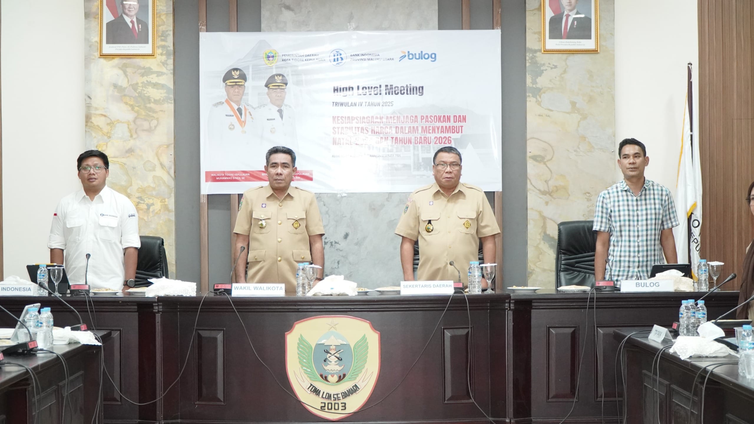 Pemkot Tidore Kepulauan Perkuat Pengendalian Inflasi Jelang Natal 2025 dan Tahun Baru 2026.