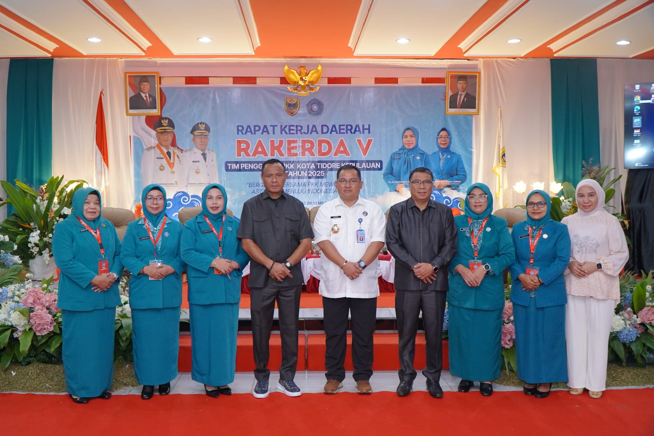 Wali Kota Apresiasi TP PKK Kota Tidore Kepulauan pada Pembukaan Rakerda V.