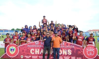 SDN Tuguiha B Raih Juara pada Turnamen Sepak Bola Piala Wali Kota SD Super League 2025.