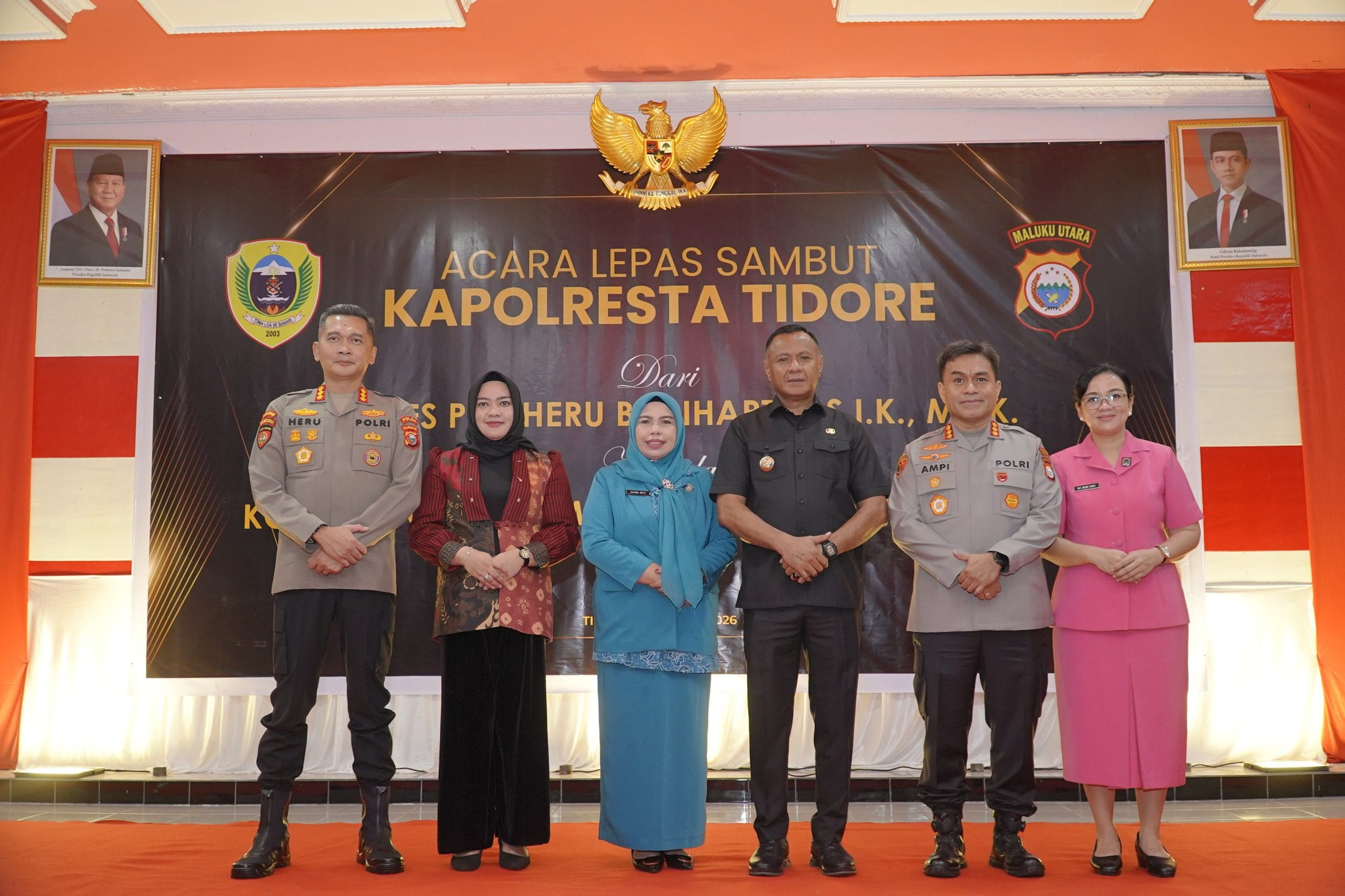 Pergantian Kapolresta Tidore Kepulauan, Wali Kota Tekankan Penguatan Keamanan dan Sinergi.