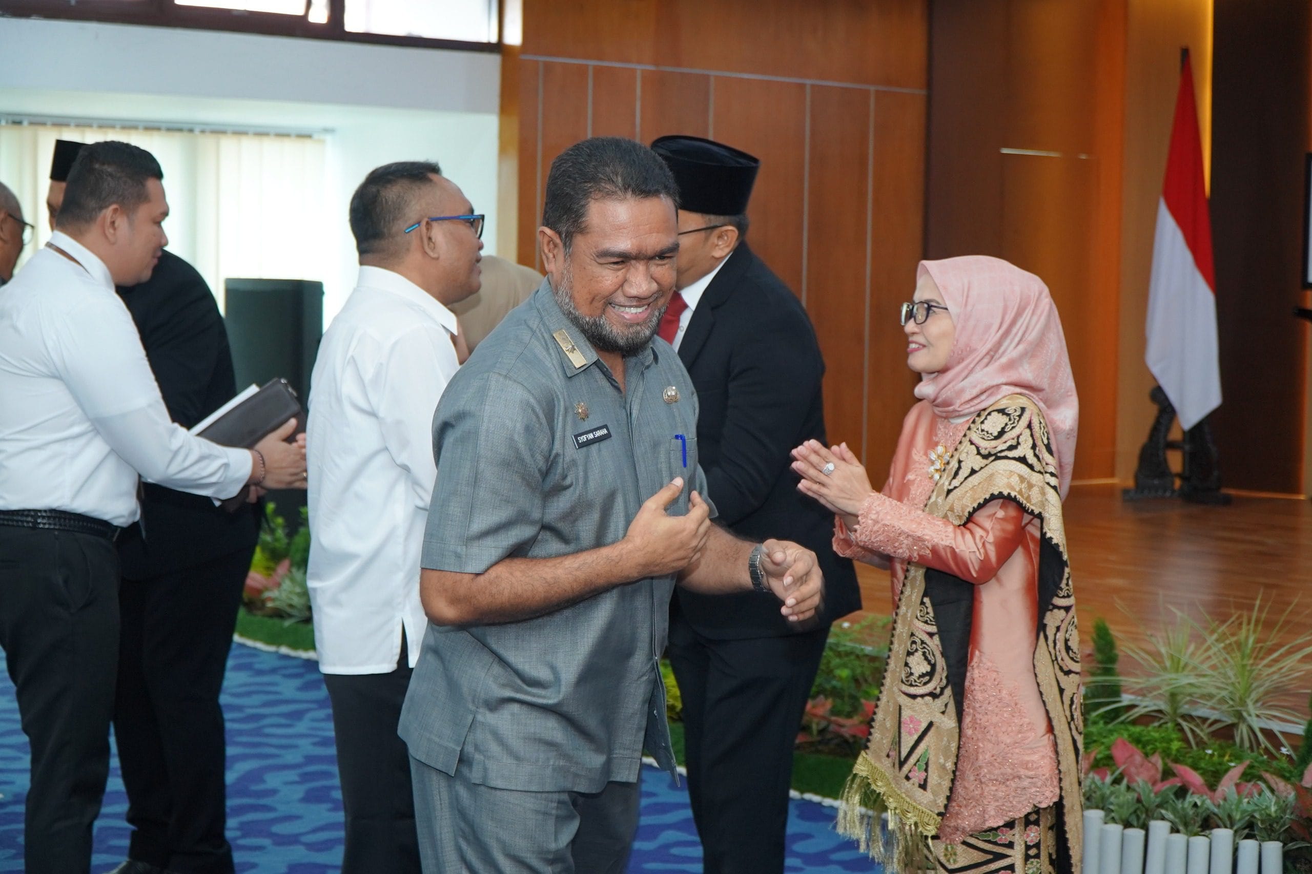 Asisten Sekda Tidore Hadiri Pengukuhan Kepala BI Perwakilan Maluku Utara.