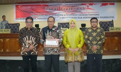 Rapat Paripurna DPRD, Wawali Tidore Sampaikan Ranperda Hak Penyandang Disabilitas.
