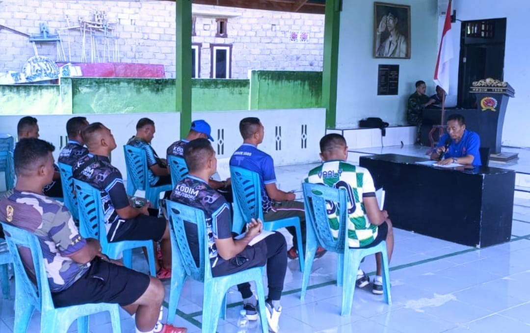Kodim 1505/Tidore Gelar Rakor Awal Open Tournament Sepak Bola Kodim Cup I 2026.