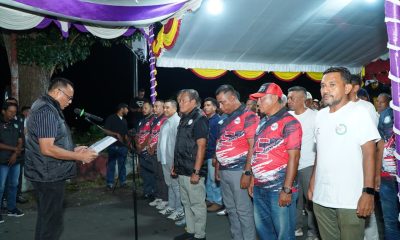 Pimpin Pordi Malut, Muhammad Sinen Lantik Pengurus Pordi Kota Tidore.