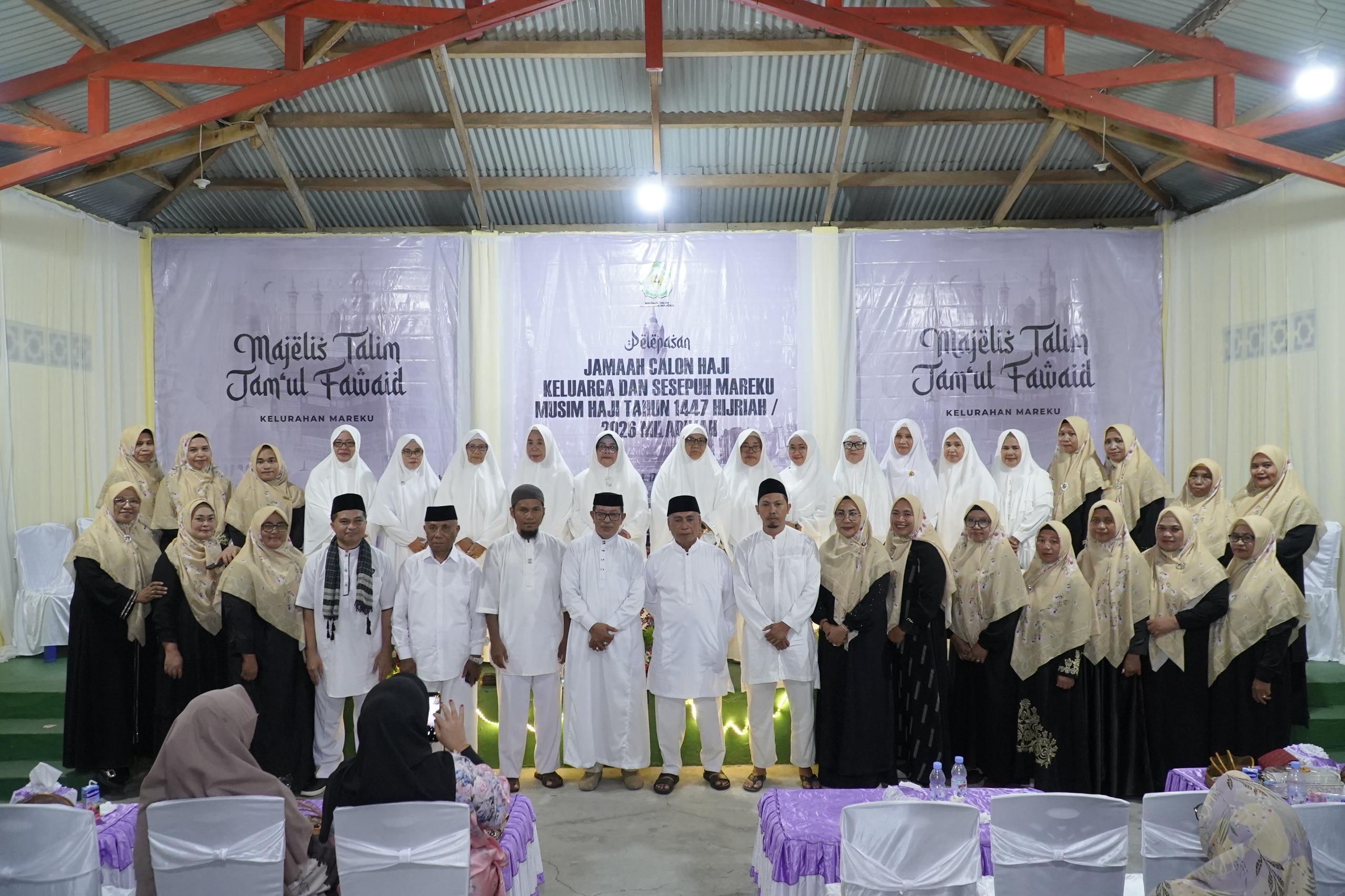 Jamaah Haji Mareku Resmi Dilepas, 27 Orang Siap Berangkat ke Tanah Suci.