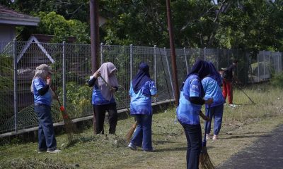 Sambut HJT ke-918, Pemkot Tidore Gelar Kerja Bakti Bersih Lingkungan.