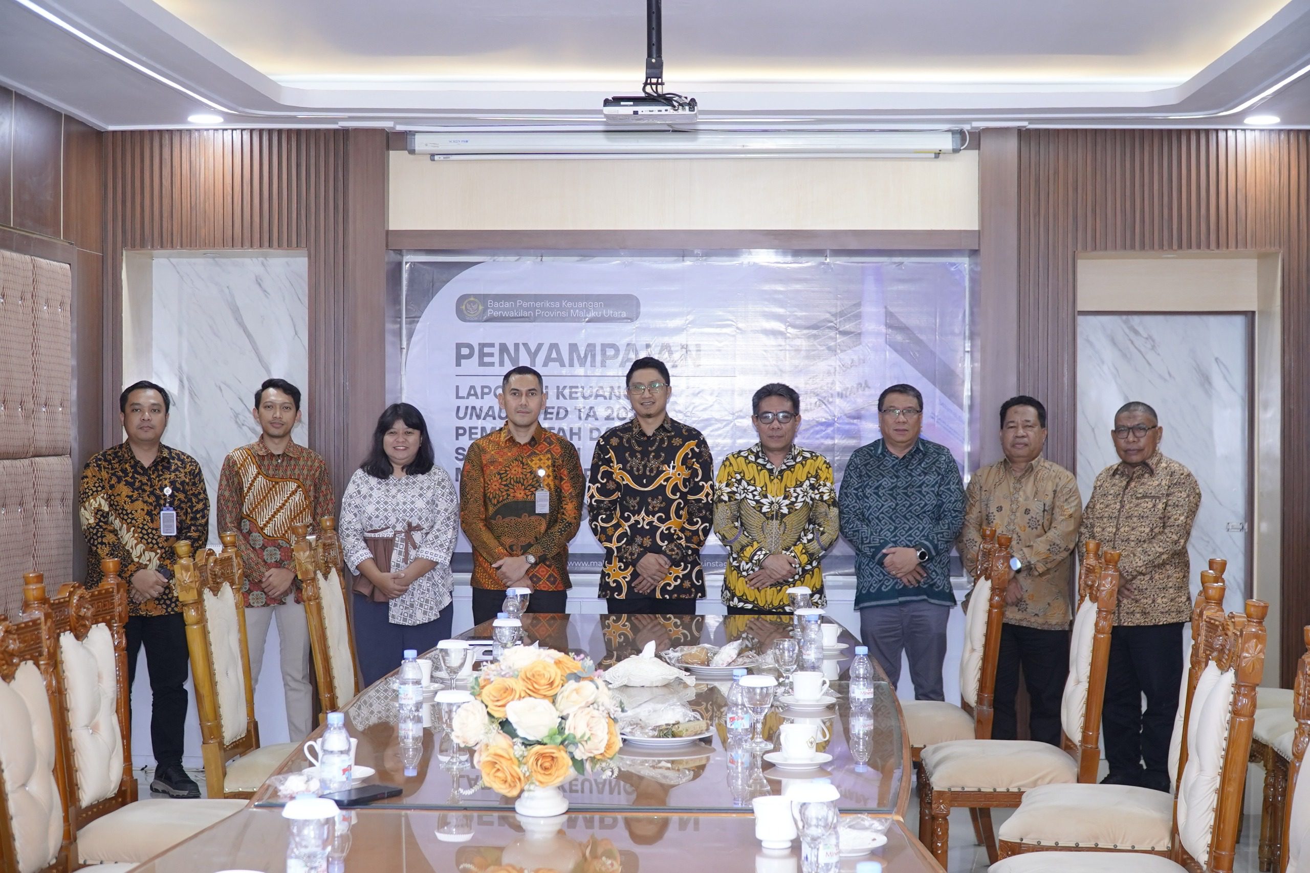 Pemkot Tidore Kepulauan Serahkan Laporan Keuangan 2025 ke BPK RI Perwakilan Maluku Utara.