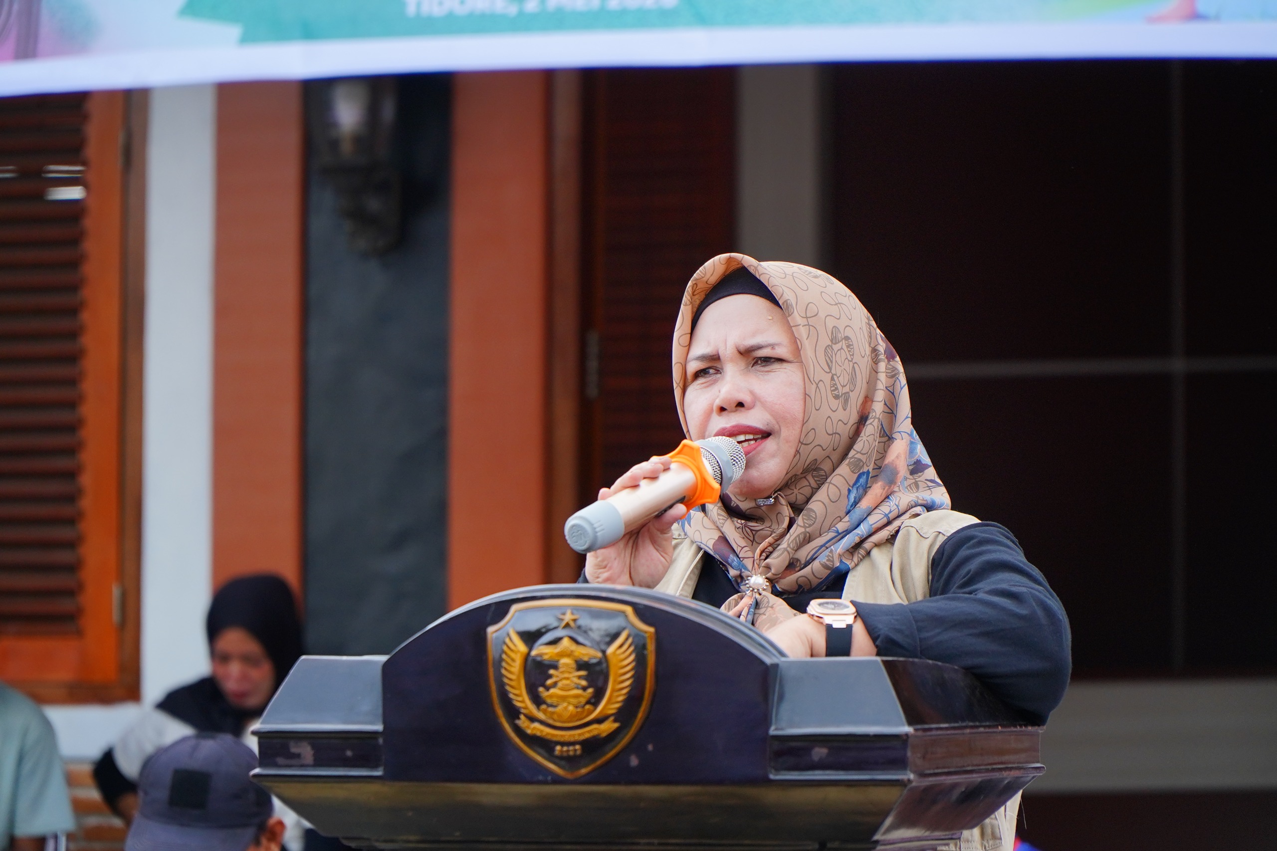 Bunda PAUD Tidore Resmi Buka Gebyar Senam Anak Indonesia Hebat dalam Peringatan Hardiknas 2026.
