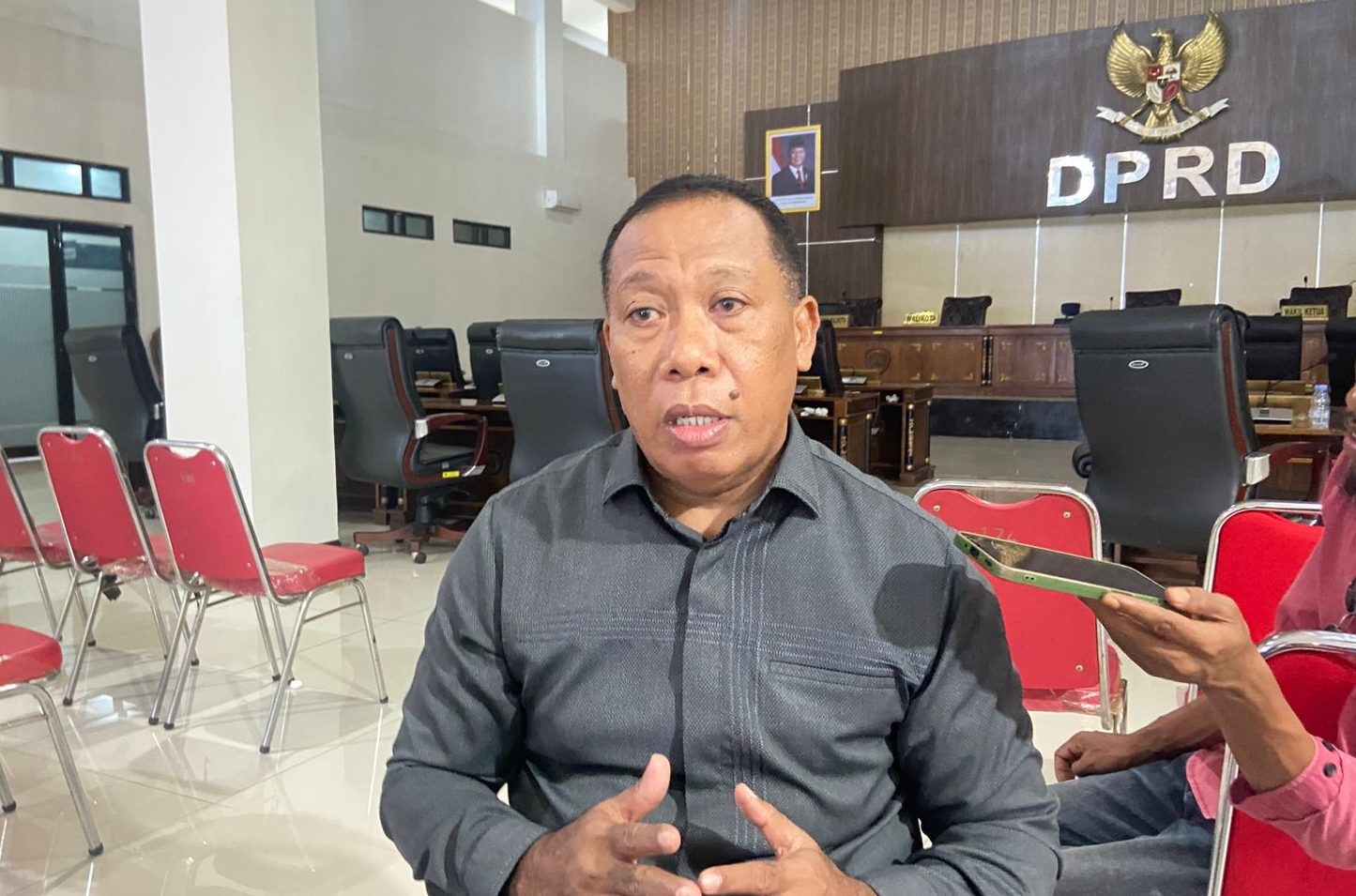 Ketua BK DPRD Kota Tidore Kepulauan, Hamga Basinu.