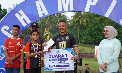 Wali Kota Tidore Resmi Tutup Turnamen Sepak Bola Usia Dini Sumkusu Cup II 2026.