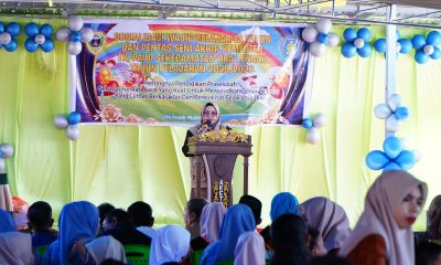 Bunda PAUD Tidore Hadiri Sosialisasi Wajib Belajar 13 Tahun dan Pelepasan 151 Siswa PAUD/TK se-Kecamatan Oba Tengah.