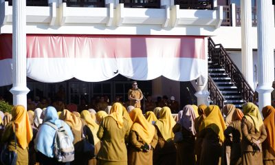 Pimpin Apel Gabungan Perdana Pasca Libur Iduladha, Wawali Tidore Ajak OPD Bijak Gunakan Anggaran.