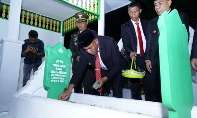 Pemkot Tidore Gelar Apel Kehormatan dan Renungan Suci di Makam Pahlawan Nasional Sultan Zainal Abidin Syah.