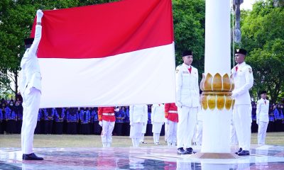 Upacara HUT ke-81 Kemerdekaan RI di Kota Tidore Berlangsung Khidmat dan Lancar.