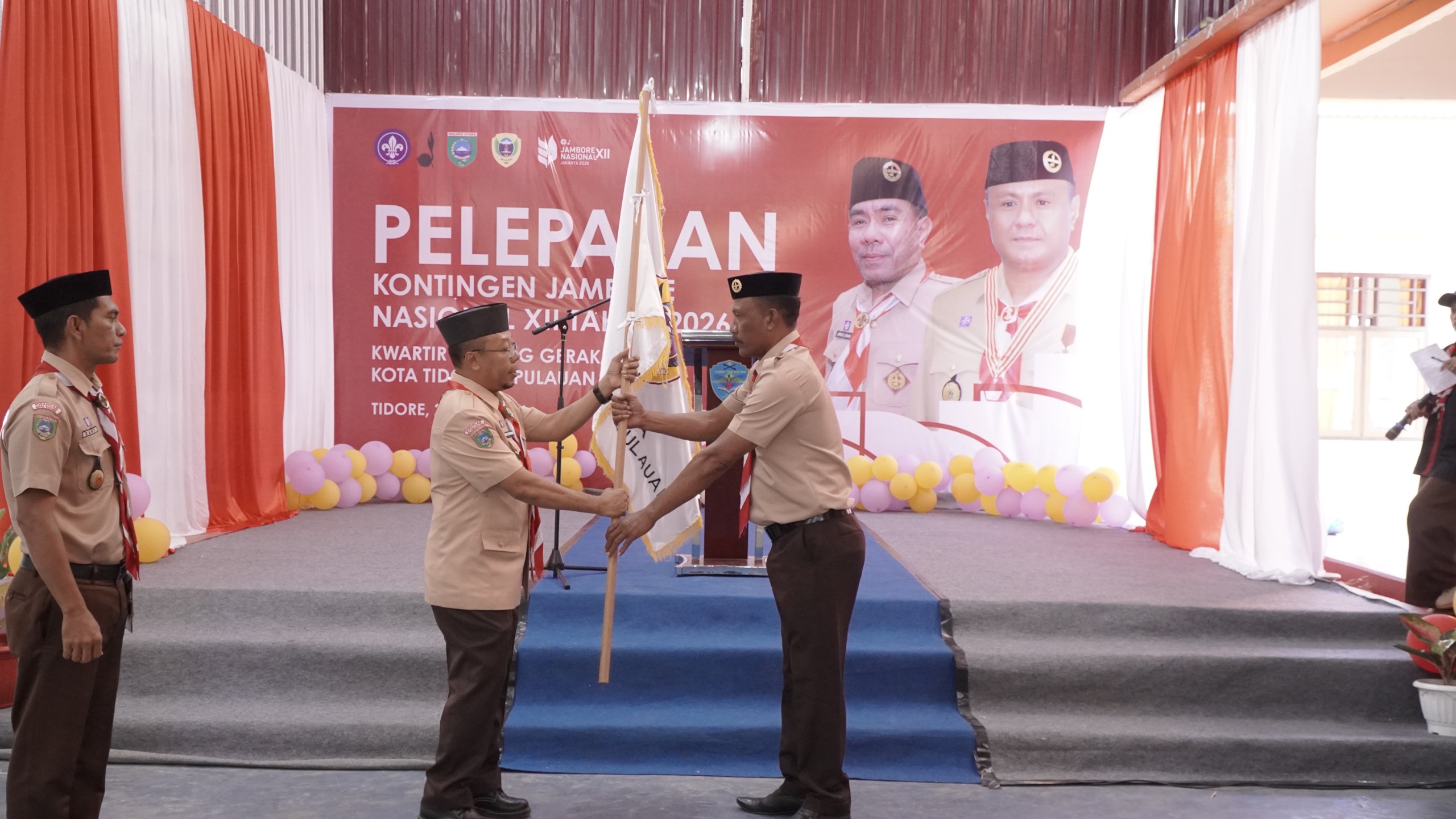 Pemkot Tidore Lepas Kontingen Jambore Nasional XII 2026, Peserta Diminta Harumkan Nama Daerah.