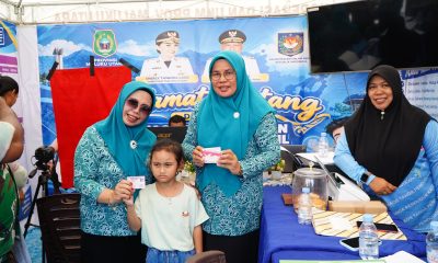 Ketua TP PKK Tidore Apresiasi Layanan Dukcapil di Stand HUT ke-27 Maluku Utara.